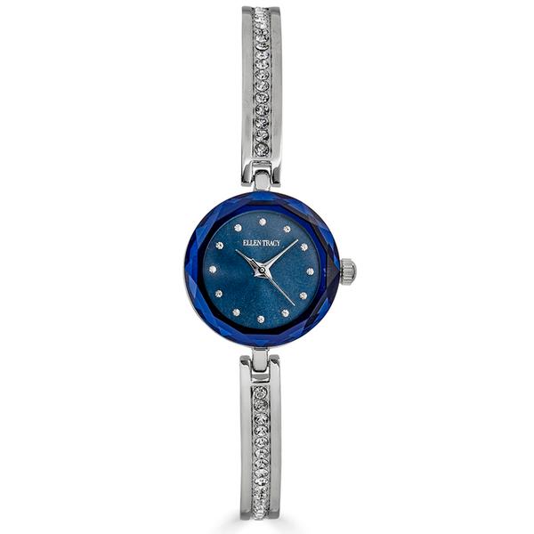 Womens Ellen Tracy Silver-Tone Bangle Watch - ET5428SL