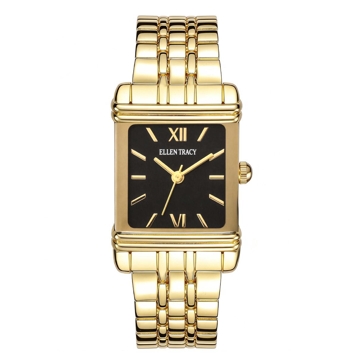 Womens Ellen Tracy GoldTone Bracelet Watch  ET5477GD