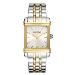 Womens Ellen Tracy Two-Tone Bracelet Watch - ET5477TG