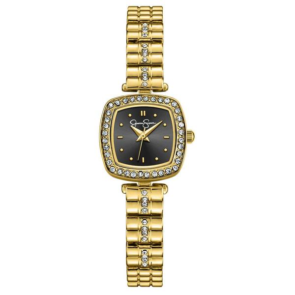 Womens Jessica Simpson Gold-Tone Bracelet Watch - JS0108GD