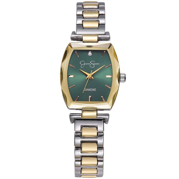 Womens Jessica Simpson 24mm Two-Tone Watch - JSD0007TTG