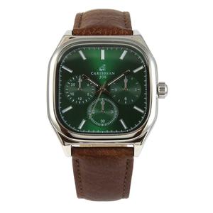 Mens Caribbean Joe 40mm Square Strap Watch - CJ7145SL