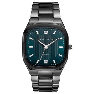 Mens Perry Ellis Teal Genuine Diamond Dial Watch - PE0009GU.UK