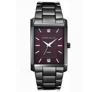 Mens Perry Ellis Purple Genuine Diamond Dial Watch - PE0013GU.UK