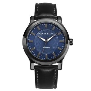 Mens Perry Ellis Blue Textured Dial Solar Watch - PES0012GU.UK