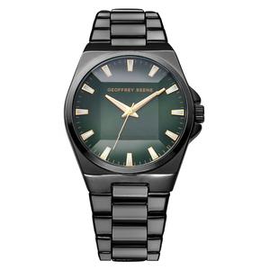Mens Geoffrey Beene Faceted Glass Bracelet Watch - GB8224GU