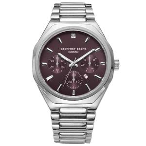 Mens Geoffrey Beene Genuine Diamond Dial Watch - GBA0034SL