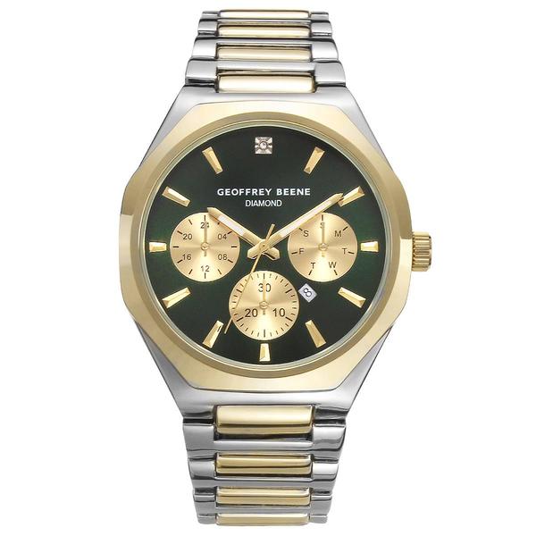 Mens Geoffrey Beene Genuine Diamond Dial Watch - GBA0034TTG