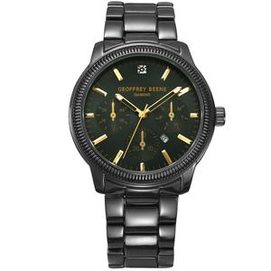 Mens Geoffrey Beene(R) Green Dial Bracelet Watch - GBA0042GU