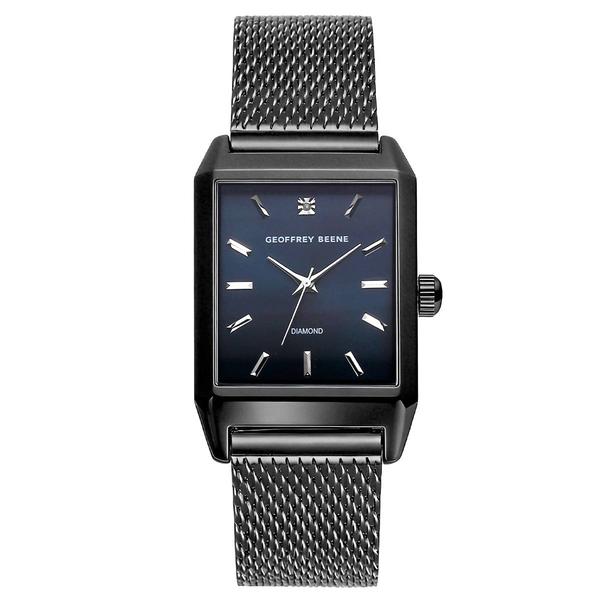 Mens Geoffrey Beene Genuine Diamond Blue Dial Watch - GBA0054GU
