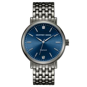Mens Geoffrey Beene(R) Blue Dial Bracelet Watch - GBA0055GU