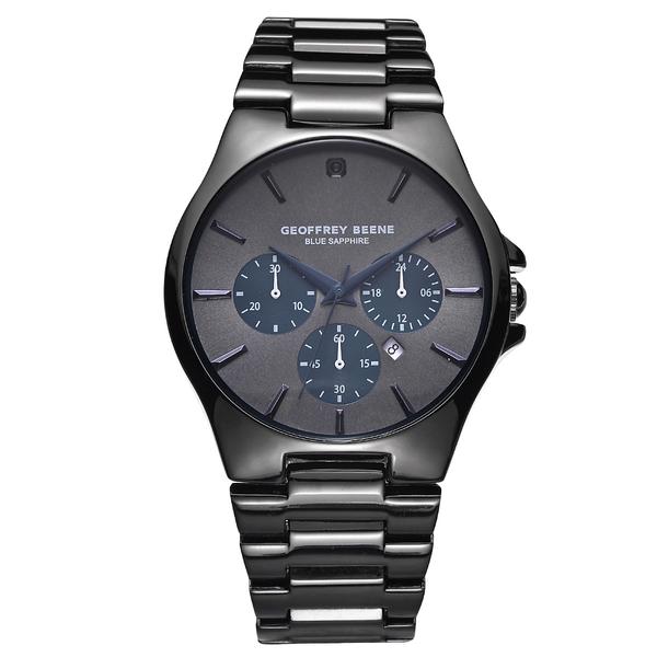 Mens Geoffrey Beene(R) Blue Sapphire Bracelet Watch - GBB0018GU