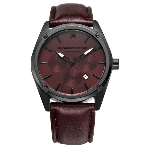 Mens Geoffrey Beene Black Diamond Watch - GBC0019GURD