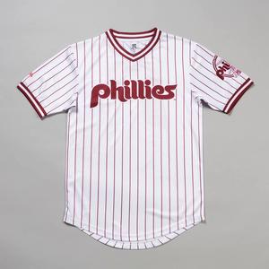 Mens MLB Philadelphia Phillies Pinstripe Jersey Tee