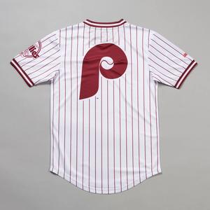 Mens MLB Philadelphia Phillies Pinstripe Jersey Tee alternate view
