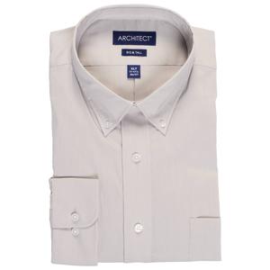 Mens Big & Tall Architect(R) Performance Dress Shirt - Grey Dawn