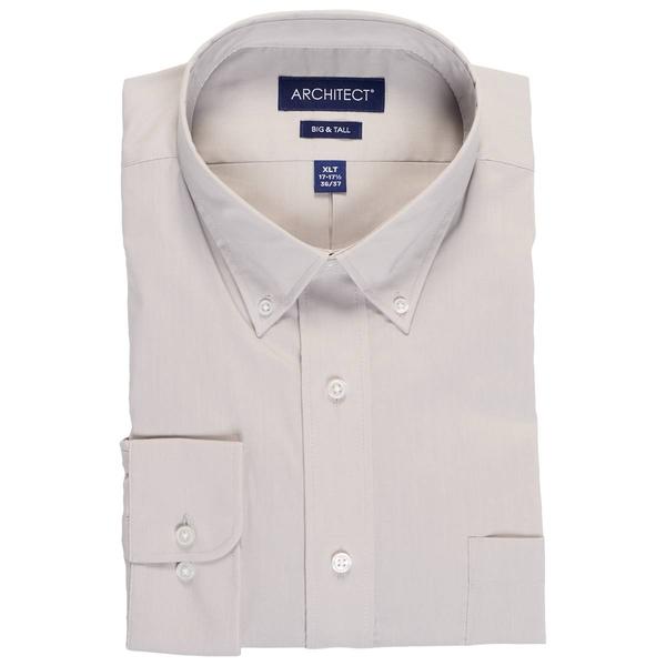 Mens Big & Tall Architect(R) Performance Dress Shirt - Grey Dawn