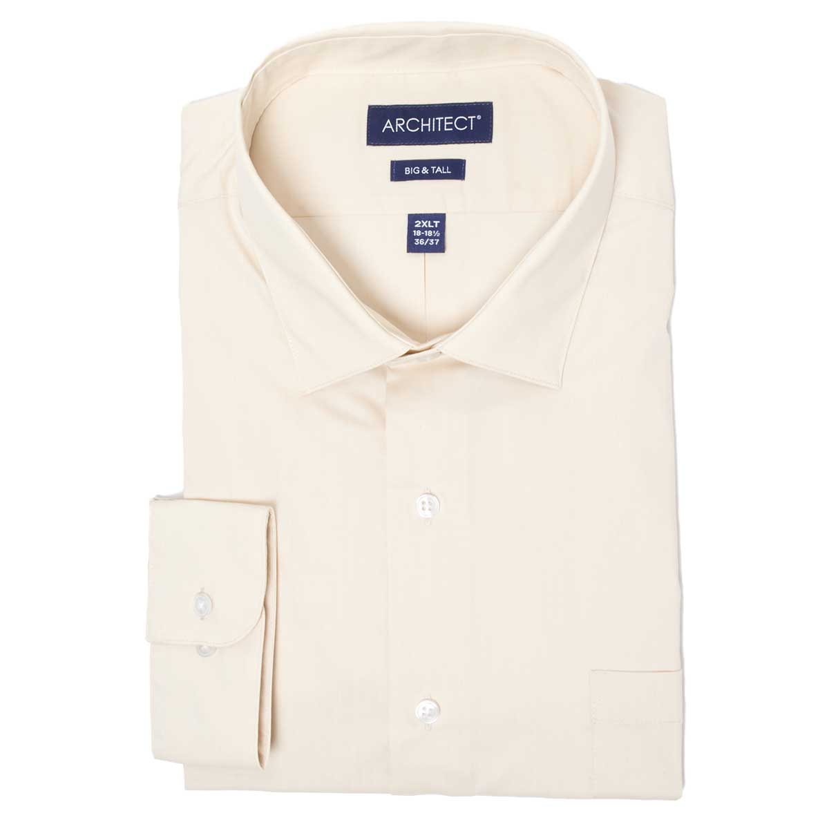 Mens Big &Tall Architect(R) Tall Fit Dress Shirt - Sand