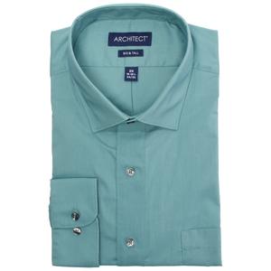 Mens Tall Architect Performance Dress Shirt - Calla Green