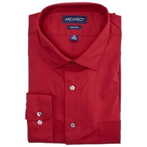 Mens Big & Tall Architect(R) Tall Performance Dress Shirt - Maple