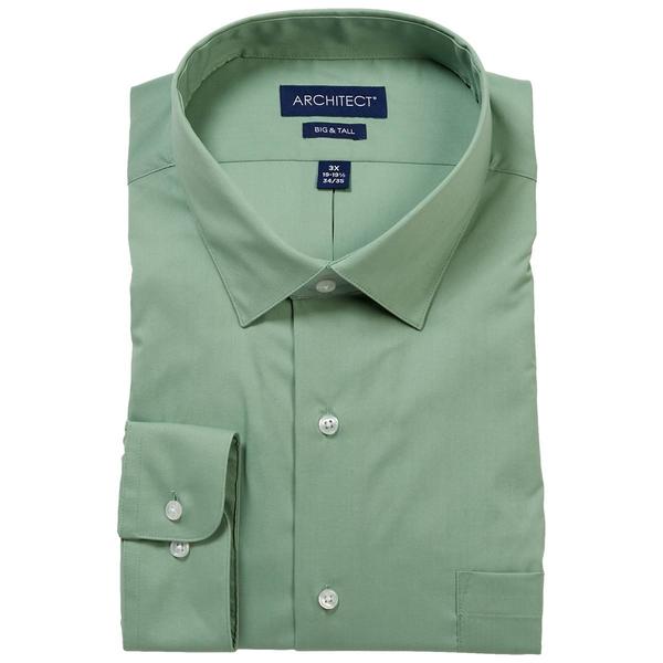 Mens Big & Tall Architect(R) Big Fit Dress Shirt - Peppermint