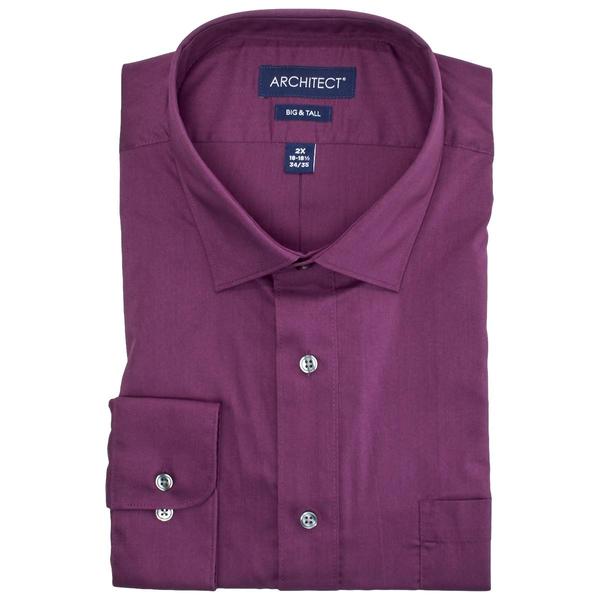 Mens Big & Tall Architect(R) Big Dress Shirt - Pansy Petal