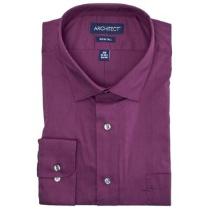 Mens Big & Tall Architect(R) Big Dress Shirt - Pansy Petal