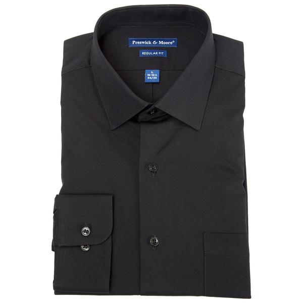 Mens Preswick & Moore(R) Luxury Dress Shirt - Black