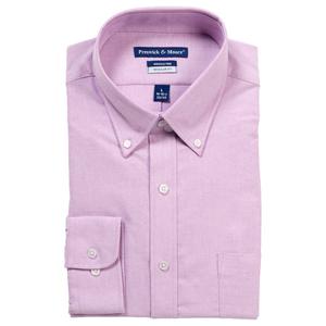 Mens Preswick & Moore(R) Regular Fit Oxford Dress Shirt - Purple