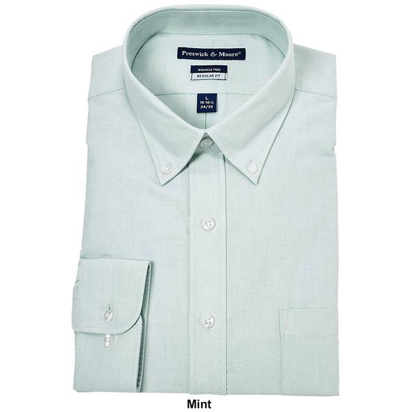 Mens Preswick & Moore(R) Long Sleeve Oxford Dress Shirt alternate view