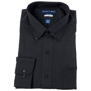 Mens Big & Tall Preswick & Moore(R) Wrinkle Free Dress Shirt -Black