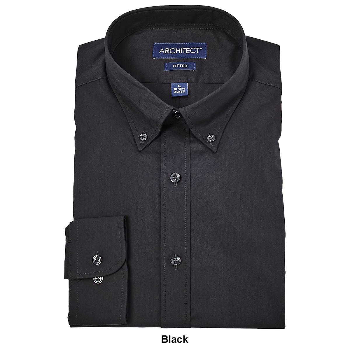 Mens Architect(R) High Performance Button Collar Fitted Dress Shirt