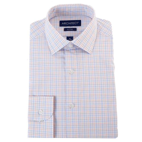 Mens Architect(R) High Performance Fittted Plaid Dress Shirt