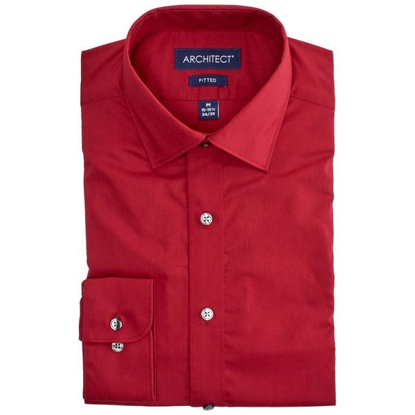 Mens Architect(R) Performance Fitted Dress Shirt - Maple