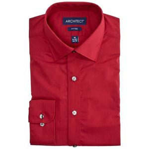 Mens Architect(R) Performance Fitted Dress Shirt - Maple