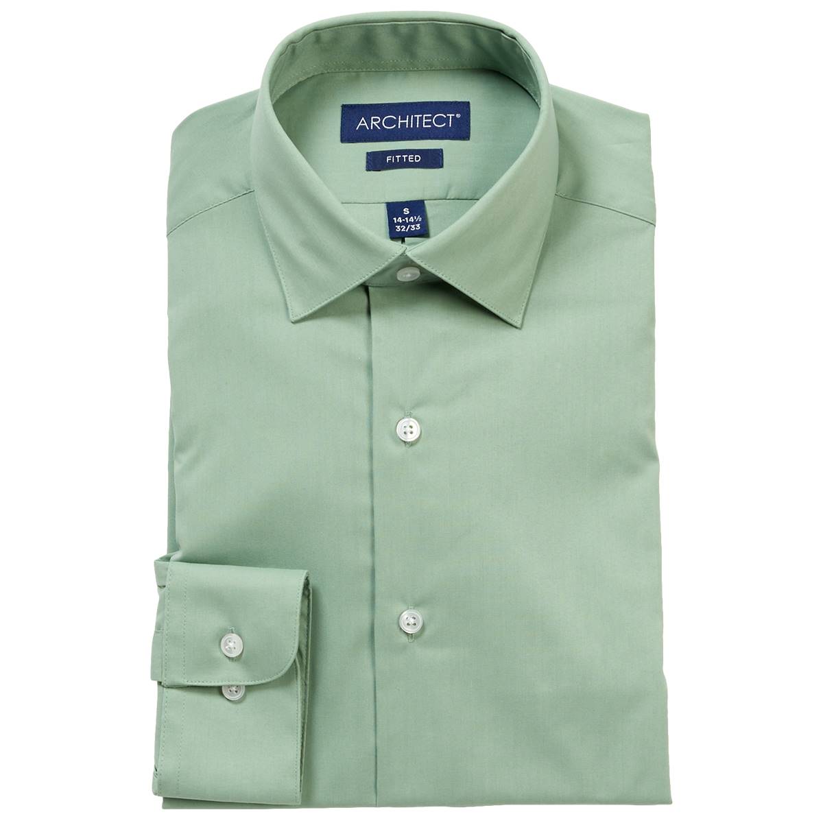 Mens Architect(R) High Performance Fitted Dress Shirt - Peppermint