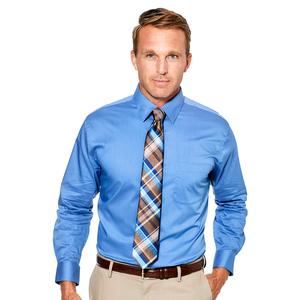 Mens Architect(R) High Performance Fitted Dress Shirt - Blue Bonnet