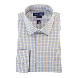 Mens Architect(R) High Performance Regular Fit Plaid Dress Shirt