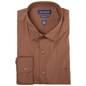 Mens Architect(R) High Performance Dress Shirt - Chestnut