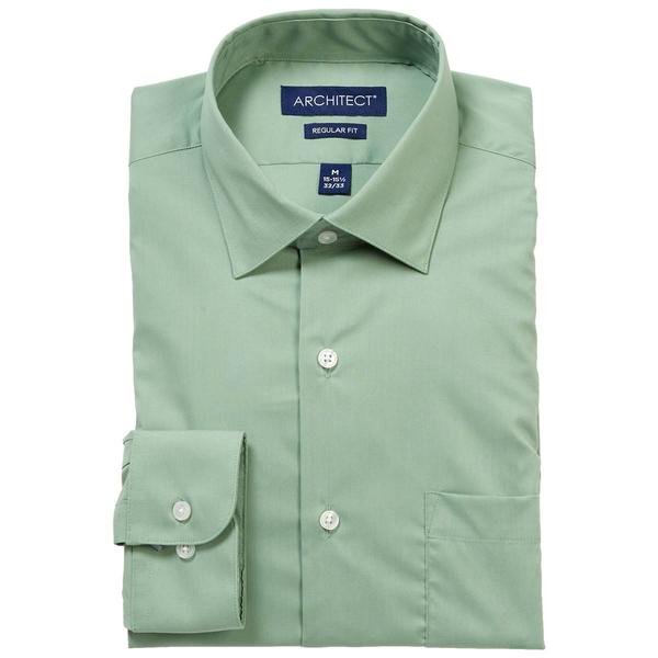 Mens Architect(R) High Performance Regular Fit Dress Shirt - Mint