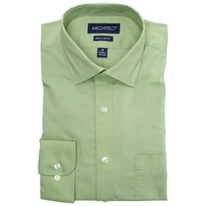 Mens Architect(R) Performance Regular Fit Dress Shirt - Asparagus