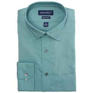 Mens Architect(R) Regular Fit Performance Dress Shirt - Calla Green