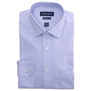 Mens Architect(R) Regular Fit Dress Shirt - Morgan Purple