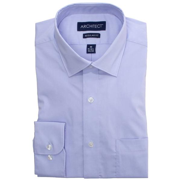 Mens Architect(R) Performance Regular Fit Dress Shirt - Serenity