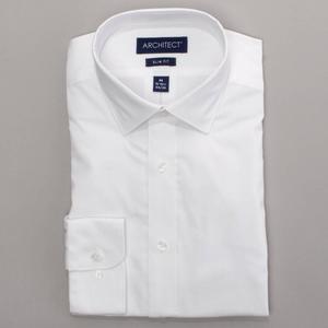 Mens Architect(R) Performance Slim Fit Dress Shirt - White