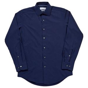Mens Christian Aujard Fitted Dress Shirt - Navy/White
