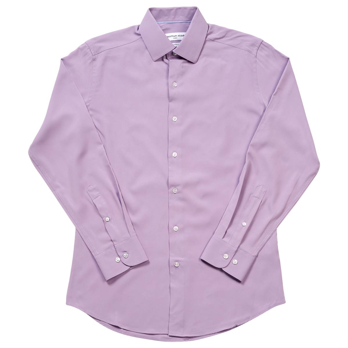 Mens Christian Aujard Fitted Dress Shirt - Violet Stone