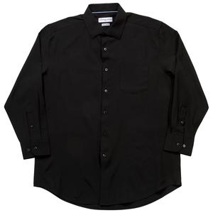 Mens Christian Aujard Regular Fit Stretch Dress Shirt - Black