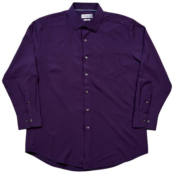 Mens Christian Aujard Regular Fit Dress Shirt - Purple Cornflower