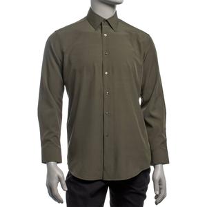 Mens Christian Aujard Performance Stretch Dress Shirt - Olive